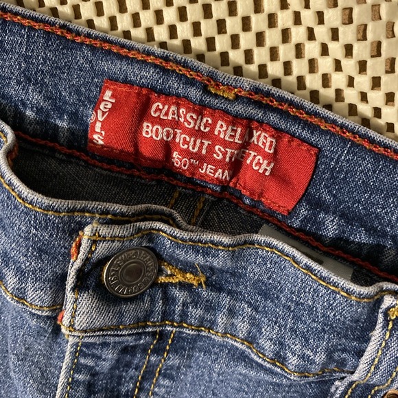 Women's LEVI'S Bootcut 550 Jeans 6m Classic Relaxed Boot Cut Western Y2K - Picture 3 of 4